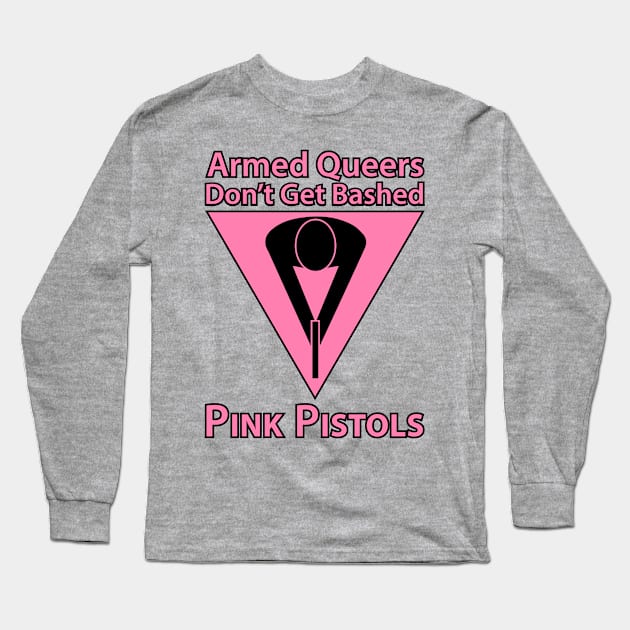 Pink Pistols Long Sleeve T-Shirt by Operation Blazing Sword